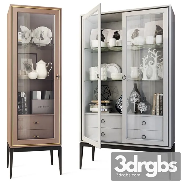 one-door showcase prato. cabinet, showcase by artmax