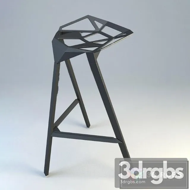 One Konstantin Grcic Chair Bar 3dsmax Download