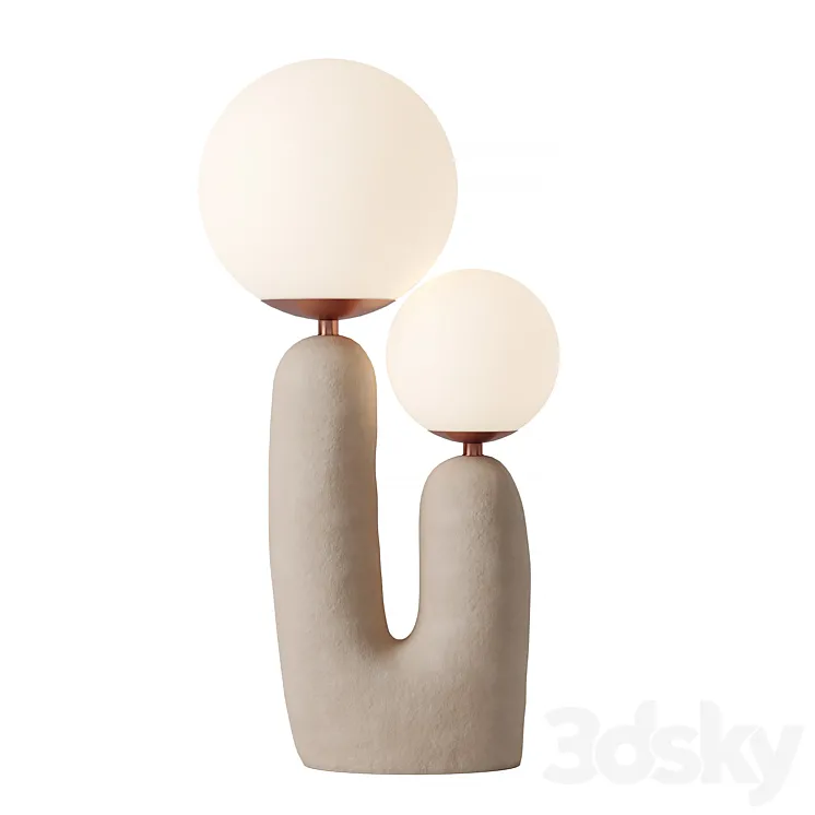 Oo Smooth Table Lamp – Contemporary Hand 3DS Max