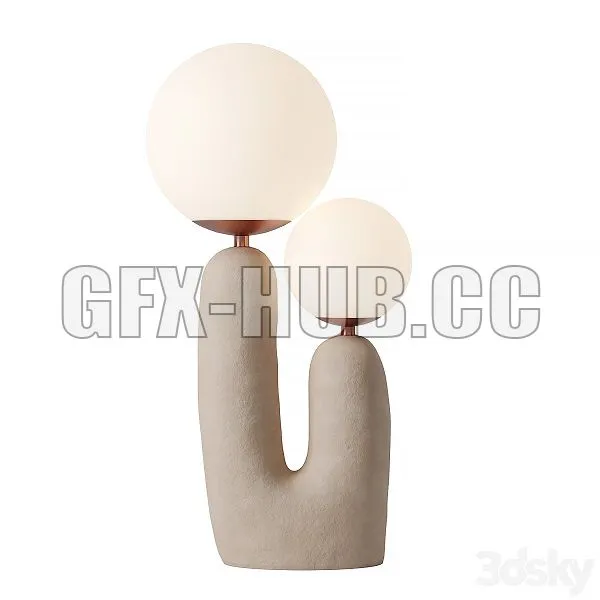 Oo Smooth Table Lamp Contemporary Hand 3dsMax Model