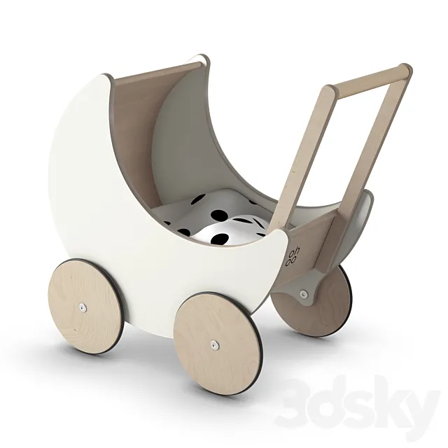 Ooh Noo Toy Pram 3ds Max