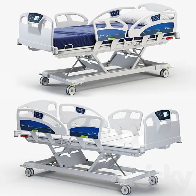 Ooksnow Hospital Bed 3DS Max Model