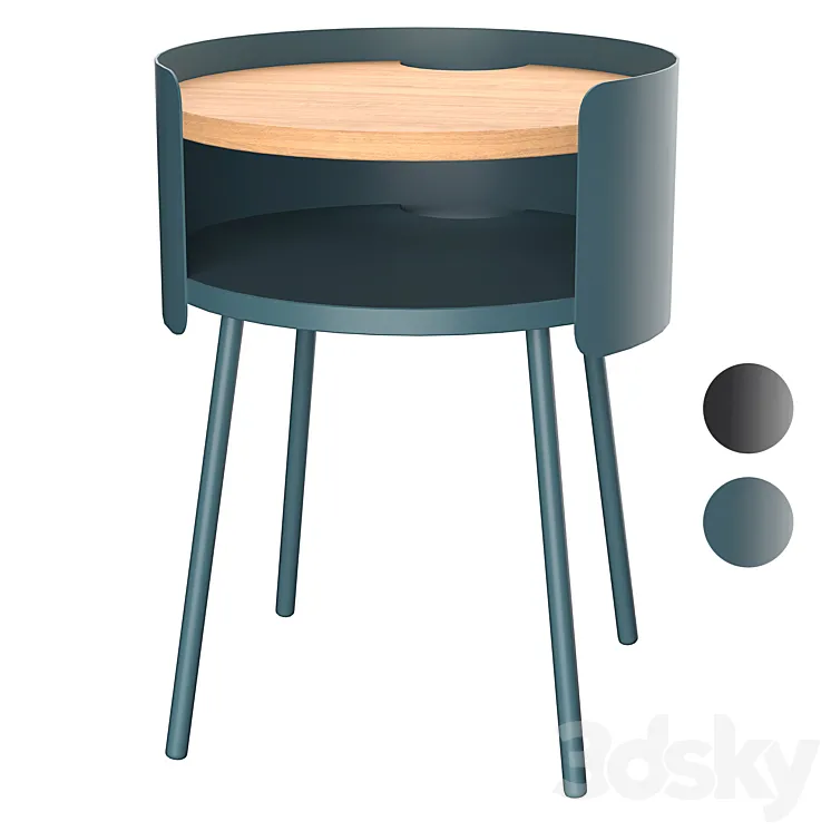 Ooty bedside table 3DS Max