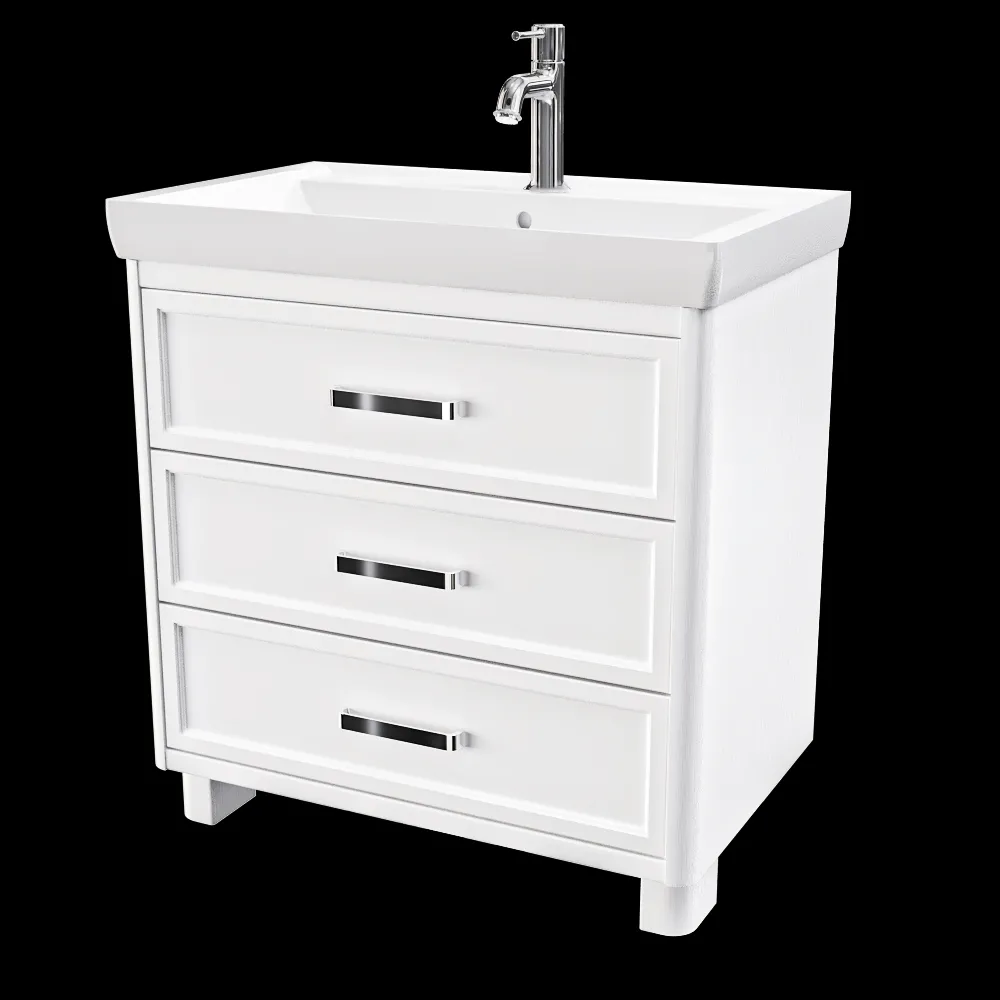 Opadiris – Cabinet with sink Vegas 80 cm floor 3ds Max