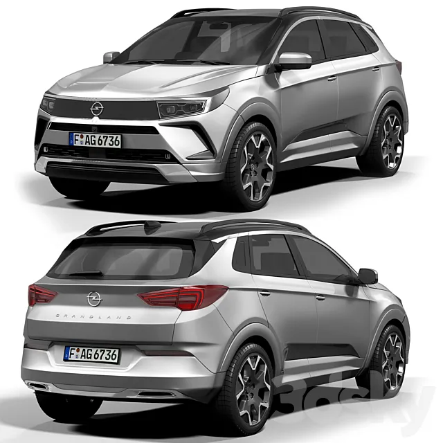 Opel_grandland 3ds Max