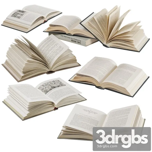 Opened Books Collection 3dsmax Download