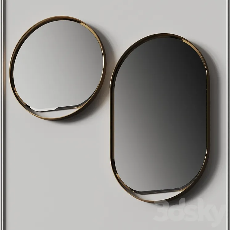 Opera Contemporary Gyselle Mirrors 3DS Max