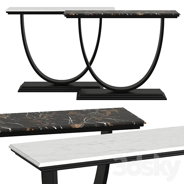 Opera Contemporary Ippolito Console Tables 3ds Max