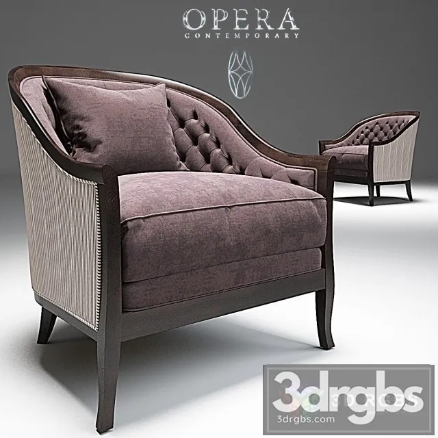 Opera Marta Classic Armchair 3dsmax Download