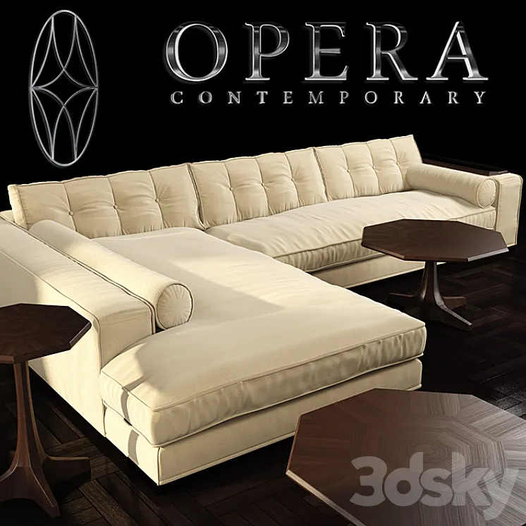 Opera MAVRA modular sofa 3DS Max
