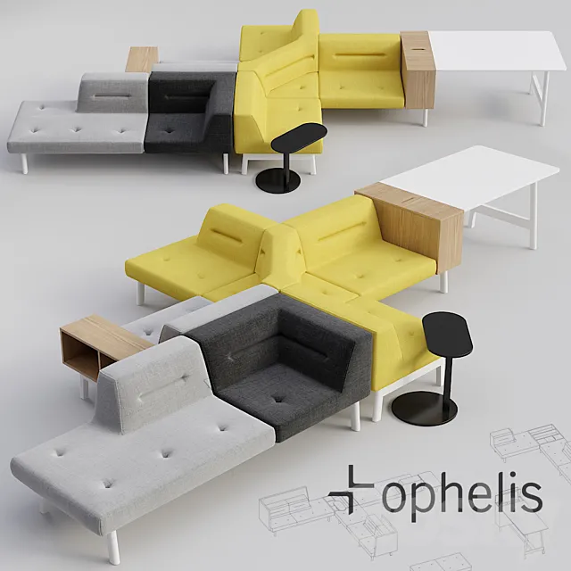 Ophelis Docks Lounge 3DS Max Model