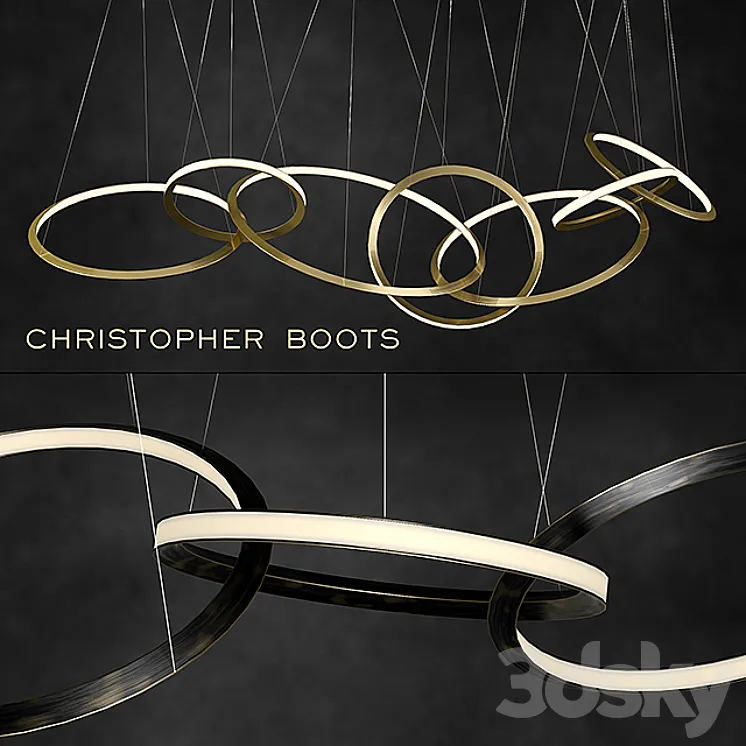 Oracle Set Christopher Boots 3DS Max