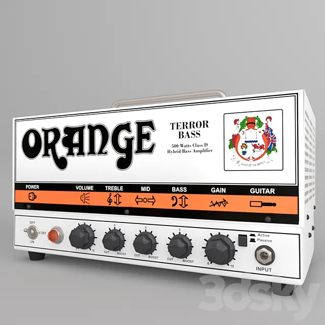 Orange_Bass_terror 3DS Max Model