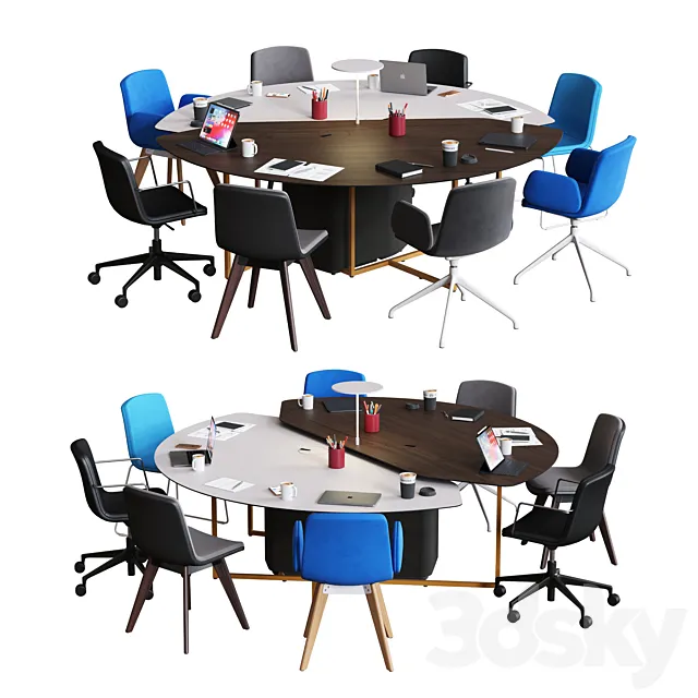 OrangeBox – Fielding Short Leg WorkTable 3ds Max