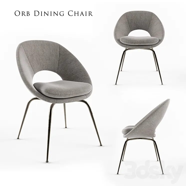 Orb Dining Chair 3DS Max