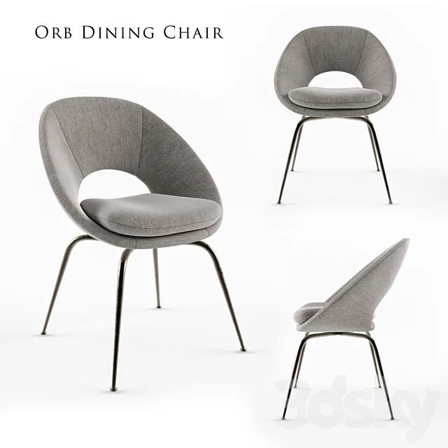Orb Dining Chair 3DSMax File