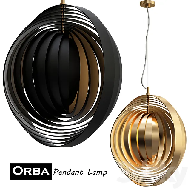 Orba_Pendant_Lamp 3DSMax File