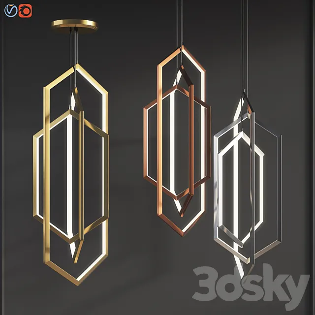 Orbis vx58 Studioendo chandelier 3ds Max
