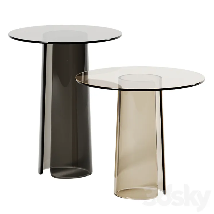 Orbit side tables by Poliform 3DS Max
