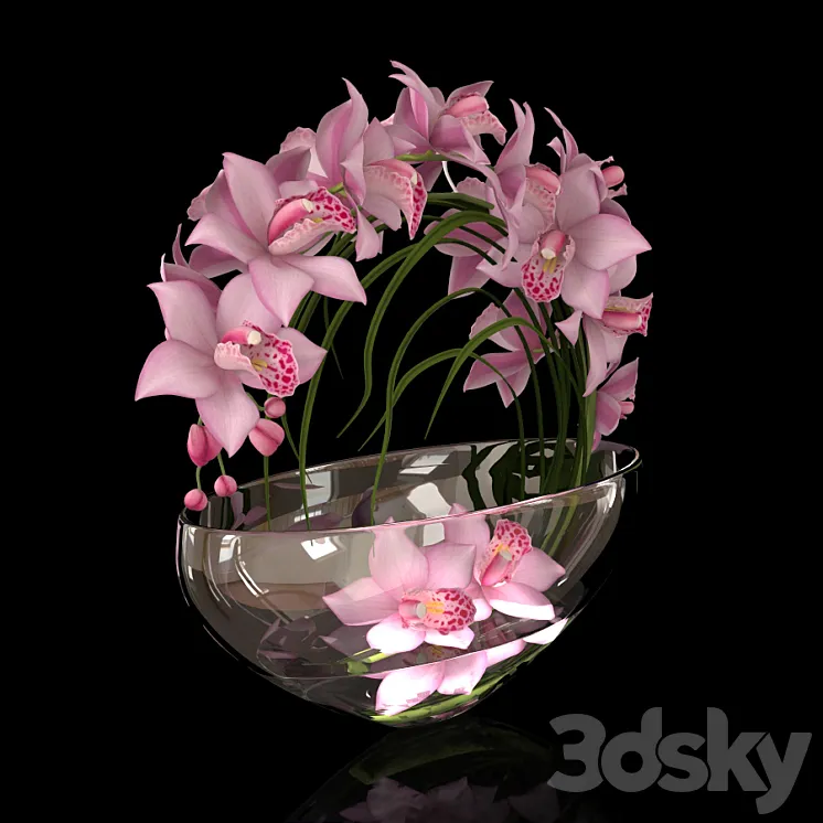 orchid 3DS Max