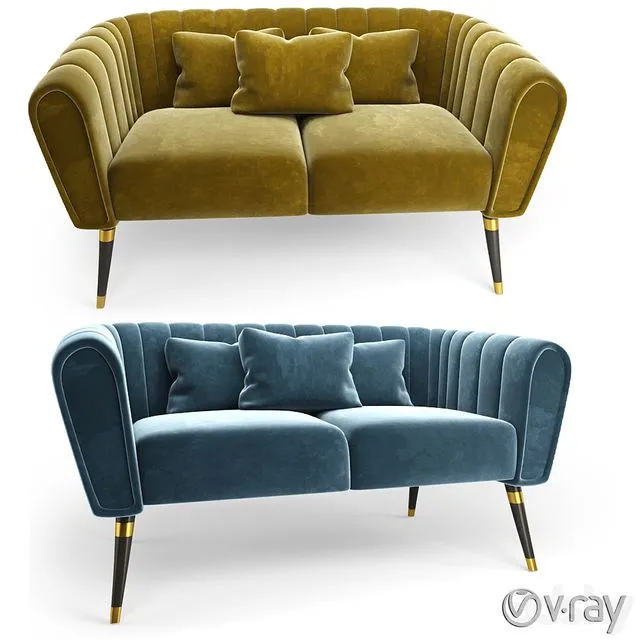 Oreas Sofa 3dsMax Model