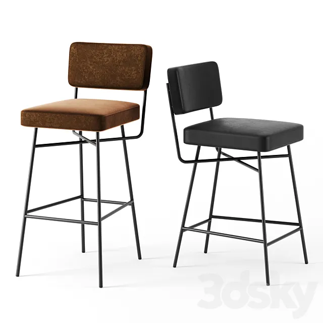 Orfeo Bar stools by Arflex 3DSMax File