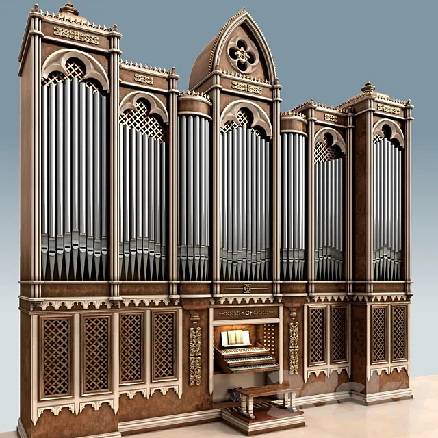 Organ 3DS Max Model