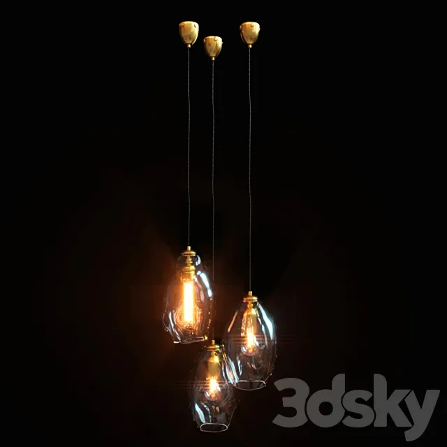 Organic Large Pendant 3ds Max