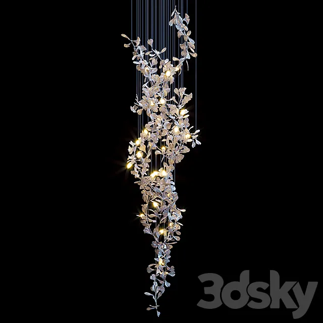 Organic light sculptures ANDREEA BRAESCU 3ds Max