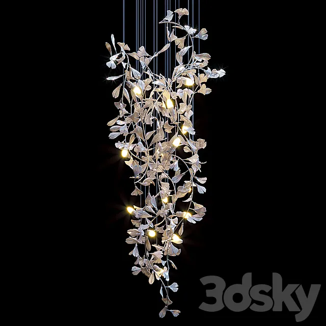 Organic light sculptures ANDREEA BRAESCU 3ds Max