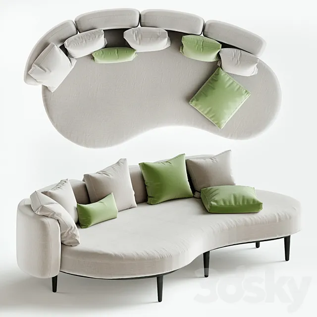 Organix Lounge Sofa (royal Botania) 3ds Max