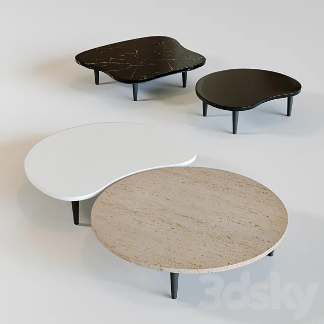 Organix Lounge Tables 3DS Max Model