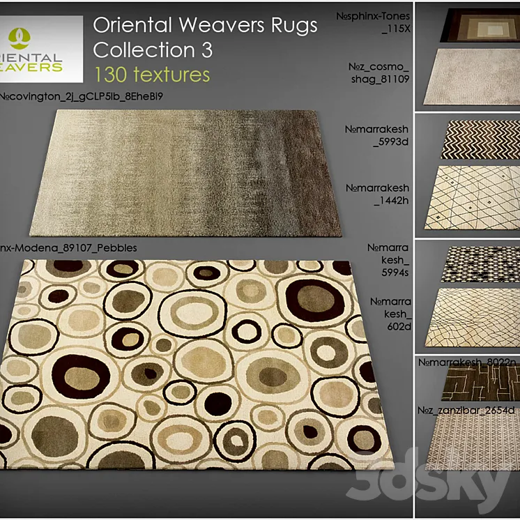 Oriental Weavers rugs3 3DS Max