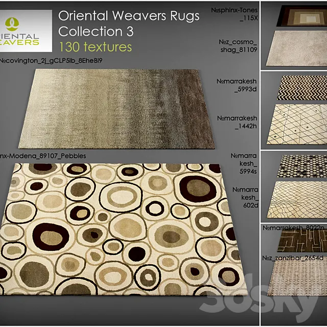 Oriental Weavers rugs3 3DSMax File