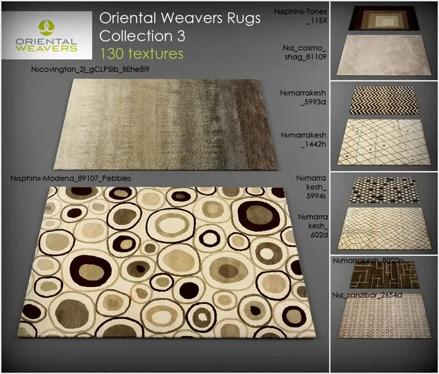 Oriental Weavers rugs3 3dsMax Model