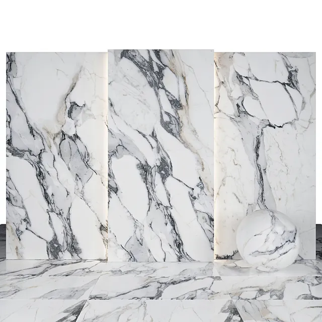 Origines Silver Marble 01 3DS Max Model