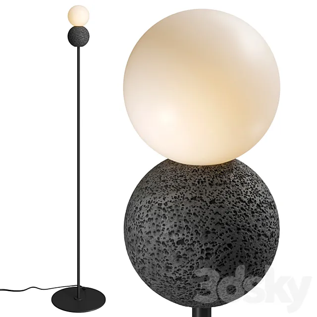 Origo floor lamp by David Pompa 3ds Max