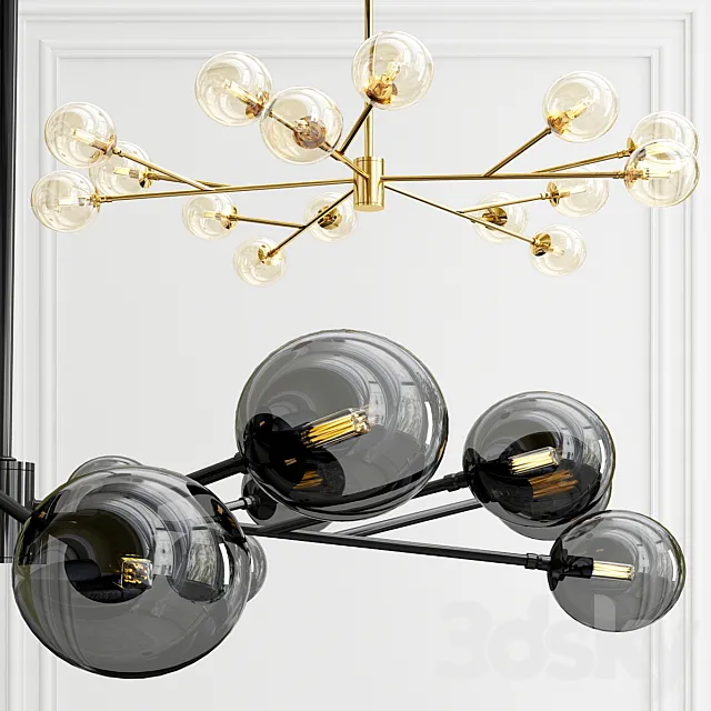 Orion 15 Light Pendant 3ds Max