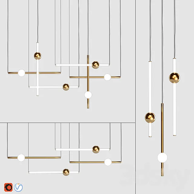 Orion light (Set 2) 3ds Max