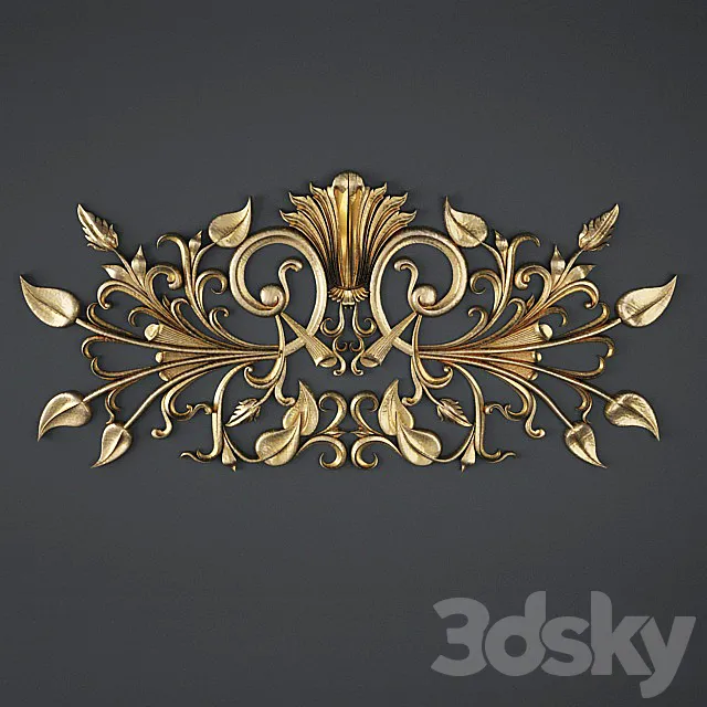 ornament model 3ds Max