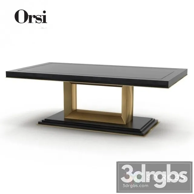 Orsi Bronze Dining Table III 3dsmax Download