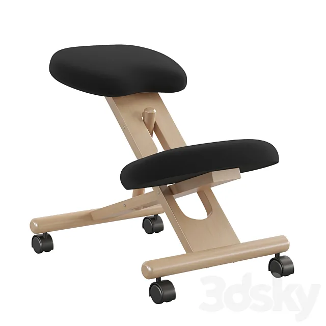 Orthopedic kneeling office smart chair 3DS Max Model