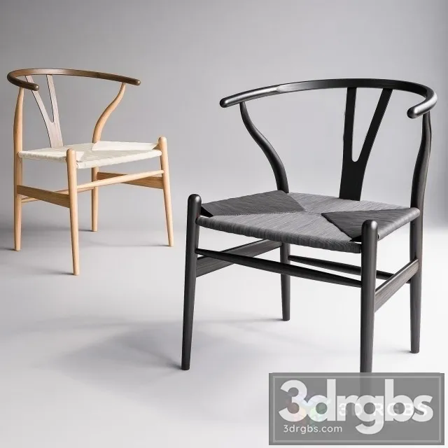 Orville Bone Chair Black Wood 3dsmax Download