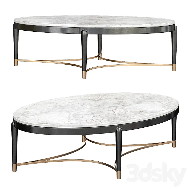 OSCAR MARBLE TOP COFFEE TABLE 3DS Max
