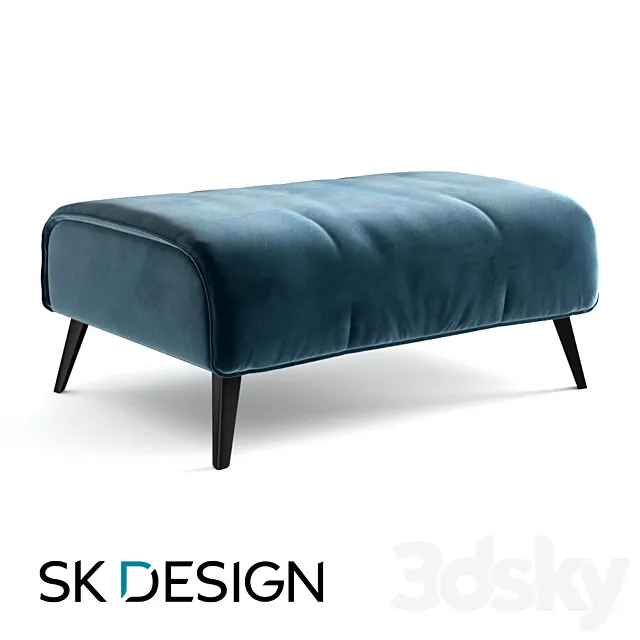 Oscar pouf 3DS Max Model