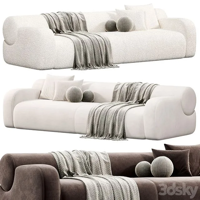 Oscar Sofa By Meridiani 3dsMax Model