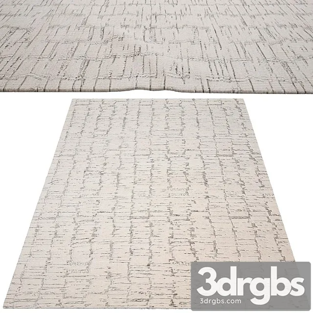 Oscillo hand-knotted rug 3dsmax Download
