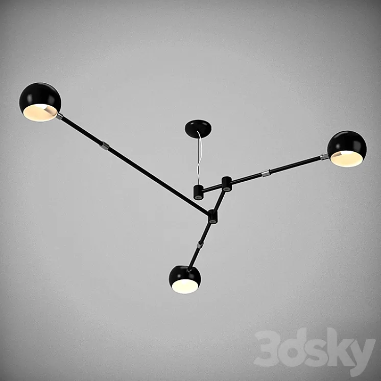 Oseo Chandelier No 427 3DS Max