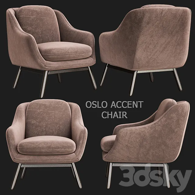 Oslo accent chair 3DSMax File