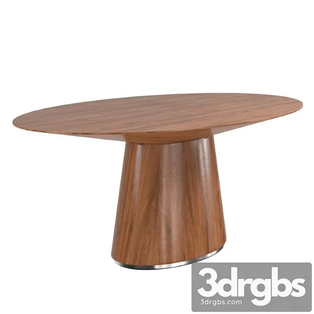 Otago oval dining table 2 3dsmax Download